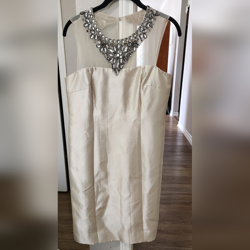 Teri Jon Beaded Jeweled Dress Size 6 - NWT